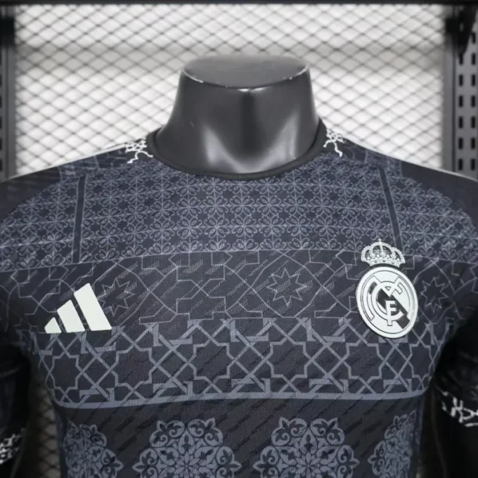 24/25 Player Version Real Madrid Special Black Soccer Jersey - Image 4